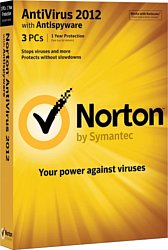 Norton Antivirus 2012 (3 ПК, 1 год)