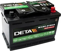 DETA Micro-Hybrid AGM DK700 (70Ah) DETA Micro-Hybrid AGM DK700 (70Ah)