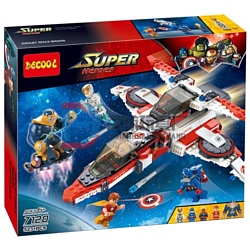 Decool Super Heroes 7120 Реактивный самолет Мстителей