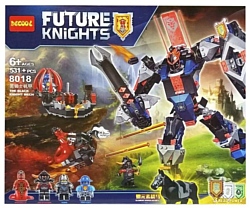 Decool Future Knights 8018 Черный рыцарь