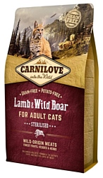 Carnilove Carnilove Lamb & Wild Boar Sterilised for adult cats (6 кг)