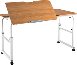 ErgoSmart Overbed Big Desk (дуб натуральный/белый)