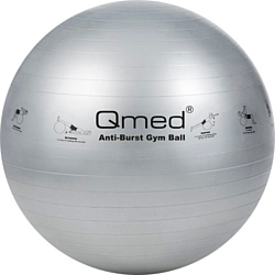 Qmed ABS Gym Ball 85 см (серый)