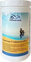 Дезинфицирующее средство Chemoform Кемохлор Т в таблетках по 20 г 1 кг
