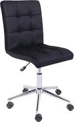 Кресло AksHome Роза квадрат (велюр, черный) Кресло AksHome Роза квадрат (велюр, черный)