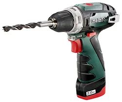 Дрель-шуруповерт metabo PowerMaxx BS 2014 2.0Ач х2 сумка