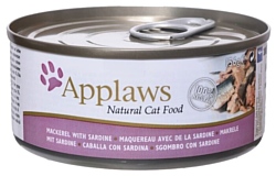 Applaws (0.156 кг) Cat Mackerel with Sardines canned