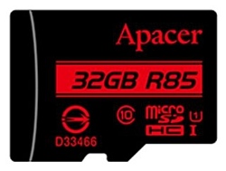 Apacer microSDHC Card Class 10 UHS-I U1 (R85 MB/s) 32GB