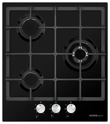 Газовая варочная панель HOMSAIR HGE433TGCBK Газовая варочная панель HOMSAIR HGE433TGCBK