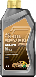 Моторное масло S-OIL SEVEN GOLD #9 C3 5W-30 1л