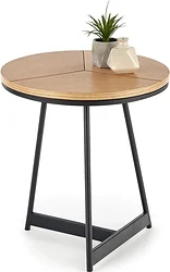 Журнальный столик Halmar Karida-s 45x40 (натуральный/черный)