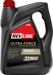 Моторное масло Revline Ultra Force Synthetic 5W-40 5л