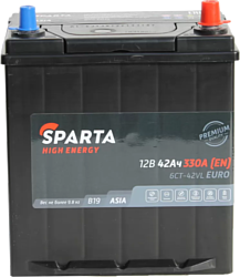 Sparta High Energy Asia 6СТ-42 Евро 330A (42Ah)