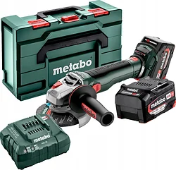 Угловая шлифмашина (болгарка) Metabo WB 18 LT BL 11-125 Quick 613054650 (с 2-мя АКБ, кейс)