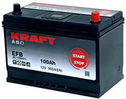 Автомобильный аккумулятор KRAFT EFB Jis R+ (100Ah)