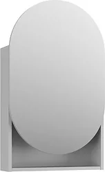 Шкаф-зеркало Lauter  Estel 50 (светло-серый полуматовый)