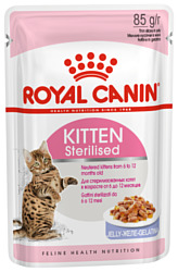 Royal Canin (0.085 кг) 1 шт. Kitten Sterilised (в желе)