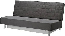 Прямой диван Ikea Бединге 493.091.25 (ящик для белья, шифтебу темно-серый)