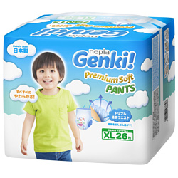 GENKI! Premium Soft XL 5 Junior (12-17 кг) 26 шт