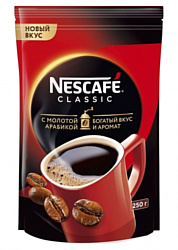 Nescafe Classic растворимый 250 г (пакет)