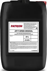 Трансмиссионное масло Patron Original 7-Speed ATF 20 л