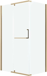 Душевой уголок Grossman Pragma 110x80x195 120.K33.03.1180.32.00 (золото сатин/прозрачное стекло)