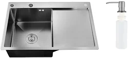 Кухонная мойка РМС MRK-7851BL-L (с дозатором) Кухонная мойка РМС MRK-7851BL-L (с дозатором)