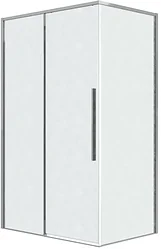 Душевой уголок Grossman Galaxy 140х100х195 120.K33.01.1410.10.02 (хром/шиншилла стекло)