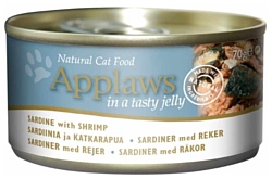 Applaws (0.07 кг) 1 шт. Cat Sardine with Shrimp in a tasty jelly