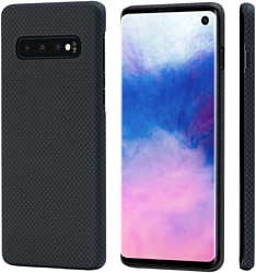 Pitaka MagEZ для Samsung Galaxy S10 (plain, черный/серый)