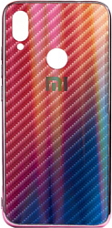 EXPERTS Aurora Glass для Xiaomi Redmi Note 7 с LOGO (розовый)