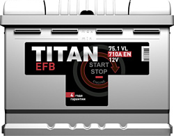 Titan EFB 6СТ-75.1 VL (75Ah)