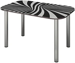 Кухонный стол Senira P-001-01/01-7195 (хром)