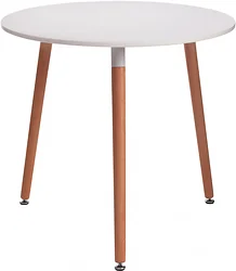 Кухонный стол TetChair Mars mod. T1004 80x80x75 (белый/натуральный) Кухонный стол TetChair Mars mod. T1004 80x80x75 (белый/натуральный)