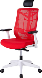 Chair Meister Nature II (белая крестовина, красный)