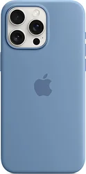 Чехол для телефона Apple MagSafe Silicone Case для iPhone 15 Pro Max (зимний синий) Чехол для телефона Apple MagSafe Silicone Case для iPhone 15 Pro Max (зимний синий)