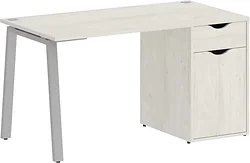 Стол для работы Riva Home Office VR.SP-3-138.1.A Silver (дуб наварра)