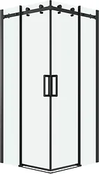Душевой уголок Grossman Classic 100x100x195 300.K33.04.1010.21.00 (черный матовый/прозрачное стекло)
