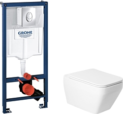 Унитаз Saniteco KW-9010W + GROHE Rapid SL 38721001