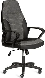 Кресло TetChair Inter 24 кожзам/ткань (черный/серый, 36-6/207/TW-12/TW-11) Кресло TetChair Inter 24 кожзам/ткань (черный/серый, 36-6/207/TW-12/TW-11)