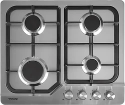 Газовая варочная панель YOUQ YQHG 60400XC02 IX Газовая варочная панель YOUQ YQHG 60400XC02 IX
