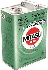 Трансмиссионное масло Mitasu MJ-414 RACING GEAR OIL GL-5 75W-140 LSD 100% Synthetic 4л
