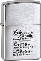 Zippo BYBL Serenity Prayer 200