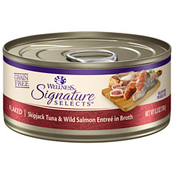 Wellness (0.079 кг) 1 шт. Cat CORE Signature Selects Flaked Skipjack Tuna with Salmon Entree in Broth