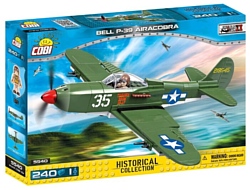 Cobi Small Army World War II 5540 Американский истребитель Bell P-39 Airacobra