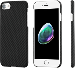 Pitaka MagEZ Case Pro для iPhone 7 (twill, черный/серый)