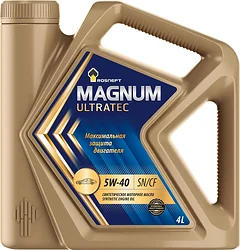 Моторное масло Роснефть Magnum Ultratec 5W-40 4л