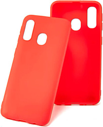 Case Matte для Galaxy A40 (красный, матовый)