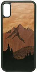 Case Wood для Apple iPhone X (комбинированный, мат)