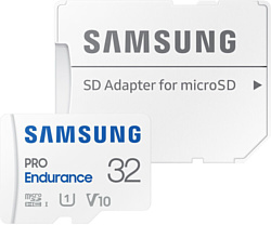 Samsung PRO Endurance+ microSDHC 32GB (с адаптером)